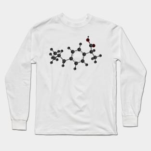 Ibuprofen Molecule Long Sleeve T-Shirt